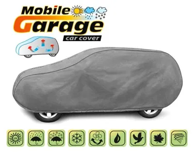Image de Housse de voiture conique haut de gamme pour 4x4/SUV, série Mobile Garage, taille L : 430–460 cm x 146–156 cm