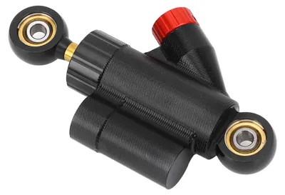 Image de Amortisseur de direction réglable CNC pour moto, stabilisateur de sécurité, en alliage d'aluminium, universel, noir