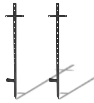 Produktbild von Solidchoice – 2 Stück robuste Bodenspikes – 117 cm lange Metallschilderpfähle für den Außenbereich