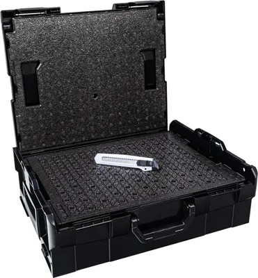 Produktbild von L-BOXX 136 Schwarz + Schnitteinlagenset LB 136