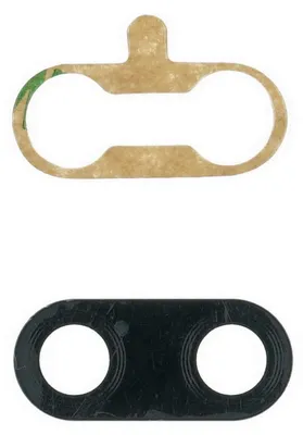 Produktbild von Honor 10 Kamera Glas Linse + Kleber, Schwarz