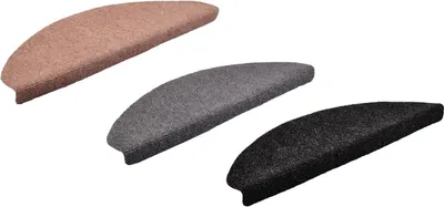 Produktbild von Stufenmatte 65x25 cm Stufenmatten Treppenschoner Treppenschutz Treppenmatten Matten, Farbe:beige