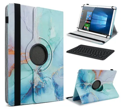Produktbild von Tablet Hülle Tastatur Tasche für DOOGEE T40 11 Zoll 2024 Schutzhülle BluetoothFarbe 360 Uni:Motiv 22