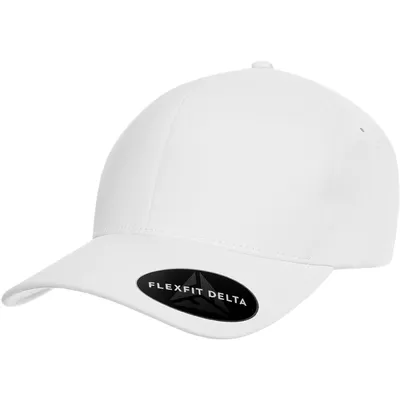 Produktbild von FLEXFIT 180 | Flexfit Delta Baseball Cap / Kappe / Mütze - Farbe: White - Größe: S/M