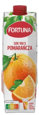 Obrázek produktu pro Pomerančový džus Fortuna 1 litr