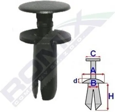 Immagine prodotto di ROMIX Clip di rifinitura / modanatura di protezione C60450 per TOYOTA LAND CRUISER (KDJ12_ GRJ12_)