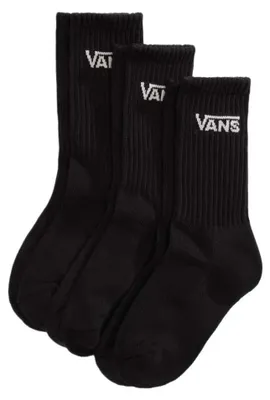 Produktbild von Vans Classic Crew-socken 3 Einheiten Schwarz EU 31-34 Kinder Schwarz EU 31-34