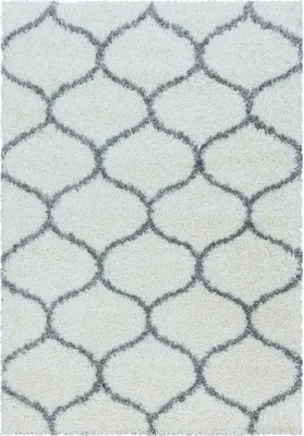 Produktbild von Hochflor Teppich Serena rechteckig, Farbe: Creme, Größe:240x340 cm