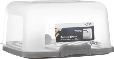 Produktbild von Kuchenschachtel quadratisch 33x36cm kunststoff - 5 five simply smart
