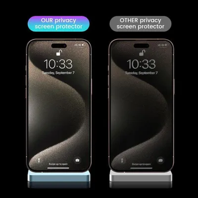 Produktbild von Mobile Origin Privacy Screen Guard iPhone 15 Pro Max 2 ks s aplikátorem
