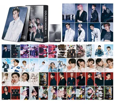Immagine prodotto di Fotocard ATEEZ, confezione da 55 pezzi, carte da collezione per i fan