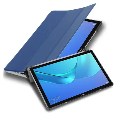 Obrázok produktu pre Cadorabo ochranné puzdro pre tablet Huawei MediaPad M5 LITE 10 (10,1") v modrom puzdre Cover Bag Auto Wake