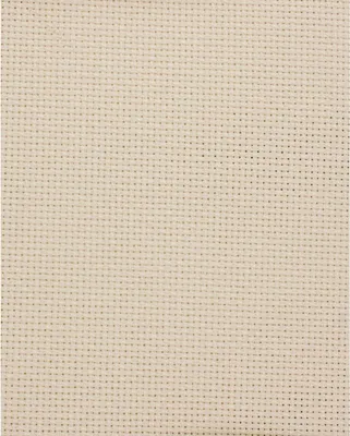 Obrázek produktu pro Permin Precut 14 ct. Aida 357 barva 94 bílá čokoláda, vyšívací látka pro křížkový steh 43x50 cm