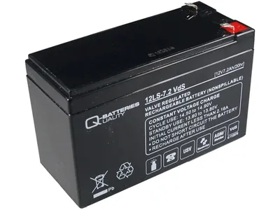 Zdjęcie produktu dla Akumulator kwasowo-ołowiowy ChiliTec Q-Batteries 12 V 7,2 Ah
