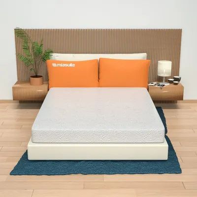 Einzelmatratze 90x200 cm, Höhe 14 cm, Wasserschaum, orthopädisch