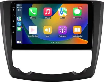 Immagine prodotto di Autoradio con Bluetooth e CarPlay per Renault Kadjar (2015-2019) - Compatibile con Apple e Android - Stereo - Navigazione - Serie S - 2 GB di RAM / 32 GB di memoria