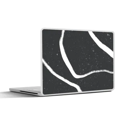 Produktbild von MuchoWow® Laptop Aufkleber Sticker Cover Linie - Minimalismus - Gestaltung 31x22.5 cm - Laptop-Deko
