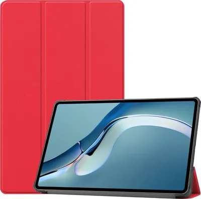 Produktbild von Cover für Huawei MatePad Pro 2021 12.6 Tablethülle Schlank mit Standfunktion und Auto Sleep/Wake Funktion Rot
