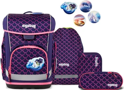 Produktbild von ergobag Schulranzen-Set cubo light PerlentauchBär