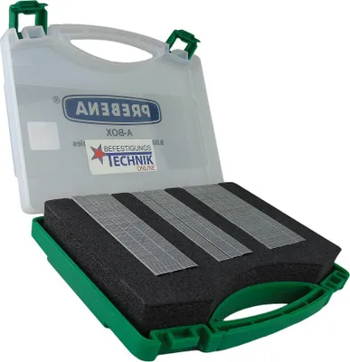 Produktbild von Prebena A-Box 9000 Heftklammern Sortiment Type A 80/16 1XR-A16 1GP-A16 Typ 80