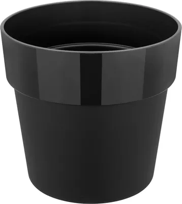 Produktbild von elho® b.for Übertopf Original Schwarz Ø 22 cm - Kunststoff
