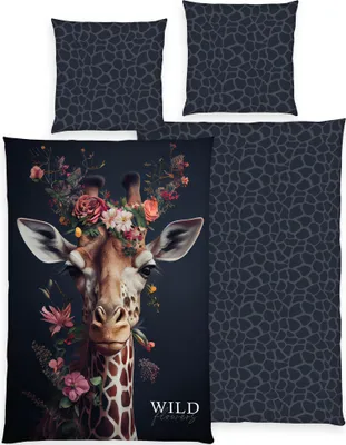 Produktbild von Herding Bettwäsche Wild Flowers" bunt 1x 135x200 cm + 1x 80x80 cm"
