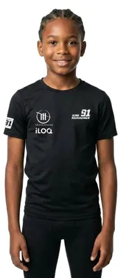 Produktbild von Kimi Project 91 Trackhouse Kurzarm-t-shirt Schwarz 10 Years Kinder Schwarz 10 Years