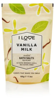 Produktbild von Entspannende Badekristalle Vanille & Milch, 500g