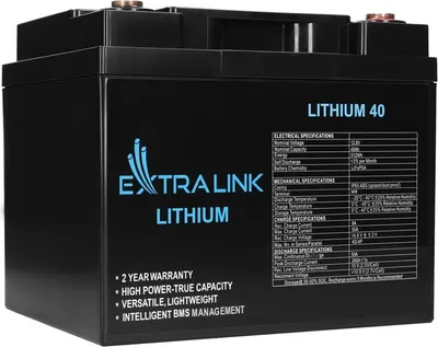 Obrázek produktu pro Extralink LiFePO4 40AH | Accumulator | 12.8V  BMS
