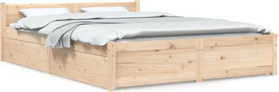 Obrázek produktu pro vidaXL Postel se zásuvkami 135x190 cm