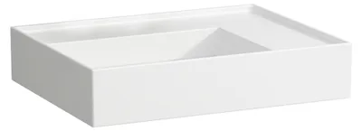 Zdjęcie produktu dla Laufen Kartell - Umywalka 600x460 mm, SaphirKeramik, z LCC, biała H8103344001121