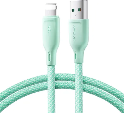 Obrázek produktu pro Kabel Joyroom Multi-Color Series SA34-AL3, USB-A do Lightning, 3A, 1m, zelený