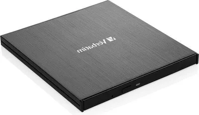 Obrázek produktu pro Externí vypalovačky DVD a CD s rozhraním USB-C – tenký design – konektor USB-C – kabel USB-C na USB-A – kompaktní provedení – externí vypalovačka DVD – externí přehrávač CD – tenké provedení