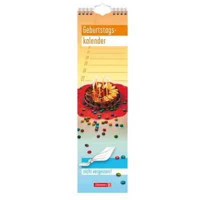Produktbild von Brunnen Geburtstagskalender