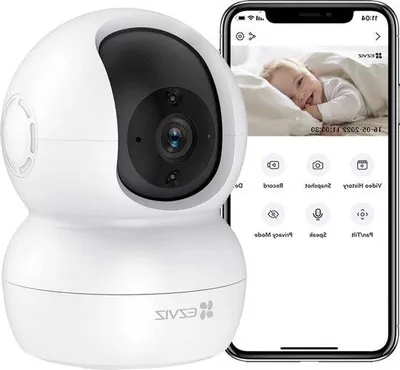 Obrázok produktu pre WiFi kamera s otočným objektívom 1080p s detekciou pohybu a nočným videním