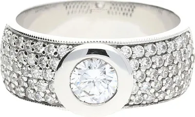 Produktbild von Ring Silber 925 Zirkonia JL10-07-1303 JuwelmaLux Größe 53