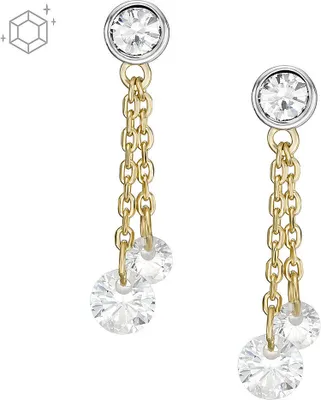 Produktbild von Ohrringen   Anhänger Fossil Gold   Kollektion Sadie - frau