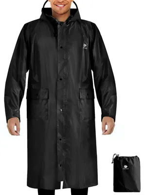 Produktbild von Regenponcho Regencape Regenmantel - Wasserdicht - Mit Kapuze - Wiederverwendbar - Für Wandern und Outdoor-Aktivitäten