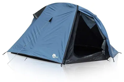 Produktbild von Zelt für 2 Personen – wasserdicht und mit UV-Schutz 50+ – Blau/Grau