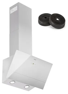 Produktbild von Klarstein Dunstabzugshaube 60cm, Abluft-Dunstabzugshaube mit Spülmaschinenfestem Filter aus Aluminium, Leise Abzugshaube Abluft, 305m³/h Luftstrom, Effiziente Wandhauben mit LEDs & Touch Controls
