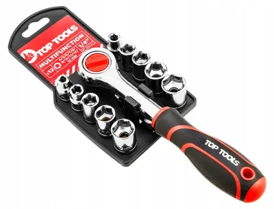 Obrázek produktu pro Top Tools Nástrčné klíče 1/4", sada 12 kusů.