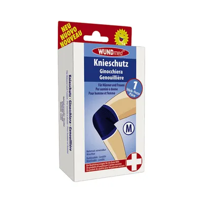 Immagine prodotto di WUNDmed benda di protezione per il ginocchio benda di protezione per le articolazioni taglia M lavabile riutilizzabile più volte