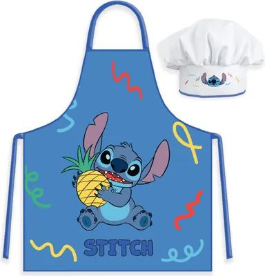 Produktbild von Küchenschürze + Mütze Lilo & Stitch