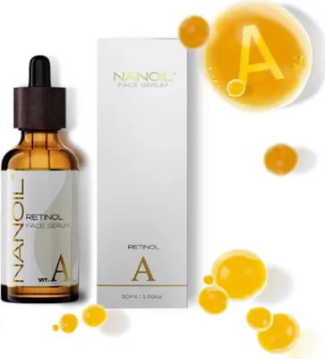 Produktbild von Gesichtsserum mit Retinol Nanoil Retinol Face Serum 50ml - serum für glatteneint