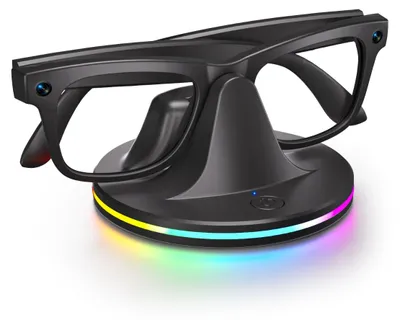 Obrázek produktu pro INF Nabíjecí stojan brýlí Meta Ray-Ban, ABS 10cm x10cm x5cm, RGB, 2 ks Černá