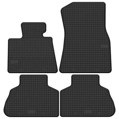 Produktbild von Gummi-Fußmatten für BMW X5 G05 2018- (SUV) – 4-tlg, Schwarz, passgenau – Wielganizator SolidTread