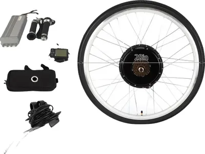 Obrázok produktu pre Súprava na prestavbu elektrobicykla, vysokovýkonný motor, LCD displej, 36 V, 500 W