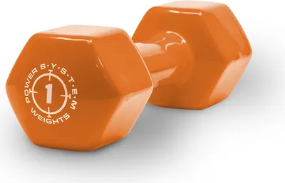 Obrázek produktu pro Power System Vinyl Dumbell 1 kg orange