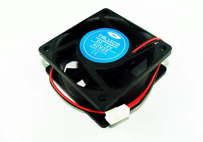 Image de Ventilateur 60X60X25 Avec Mécanisme De Cursure, 2 Fils