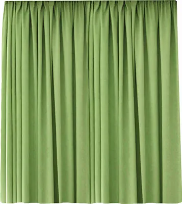 Produktbild von Kräuselband Blickdicht 300 (B) x 245cm (L) extra Breit Überbreite Abdunkelnd Vorhang  Gardine Schal mit Universalband Grün